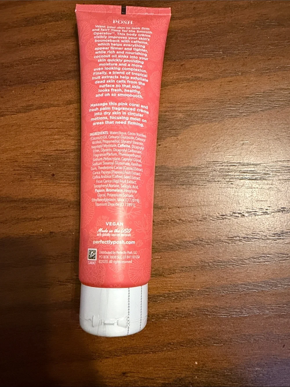 Posh Smooth Operator Firming Body Crème - Coral